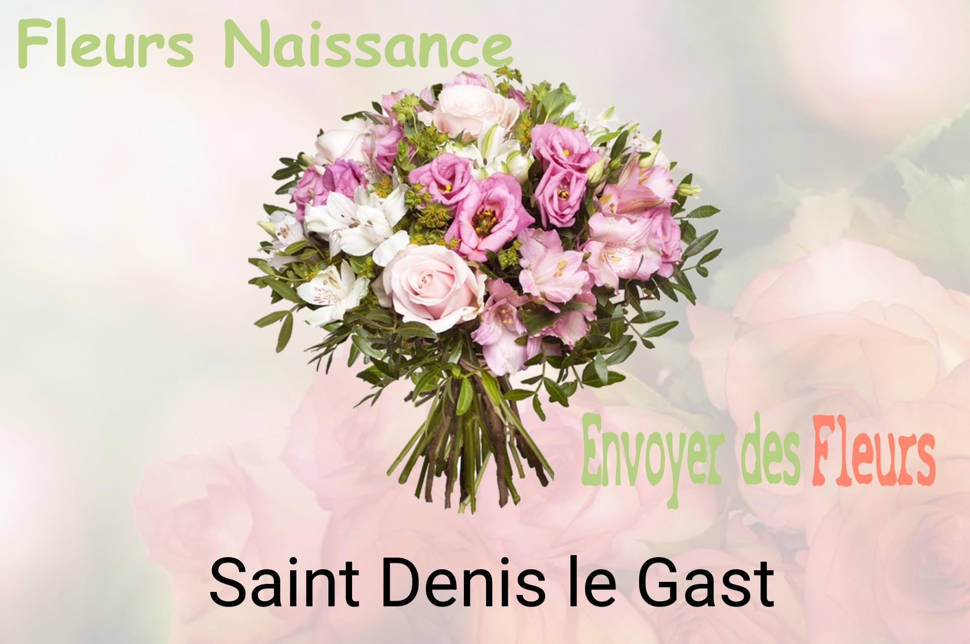 Bouquet de fleurs de naissance livré à Saint-Denis-le-Gast